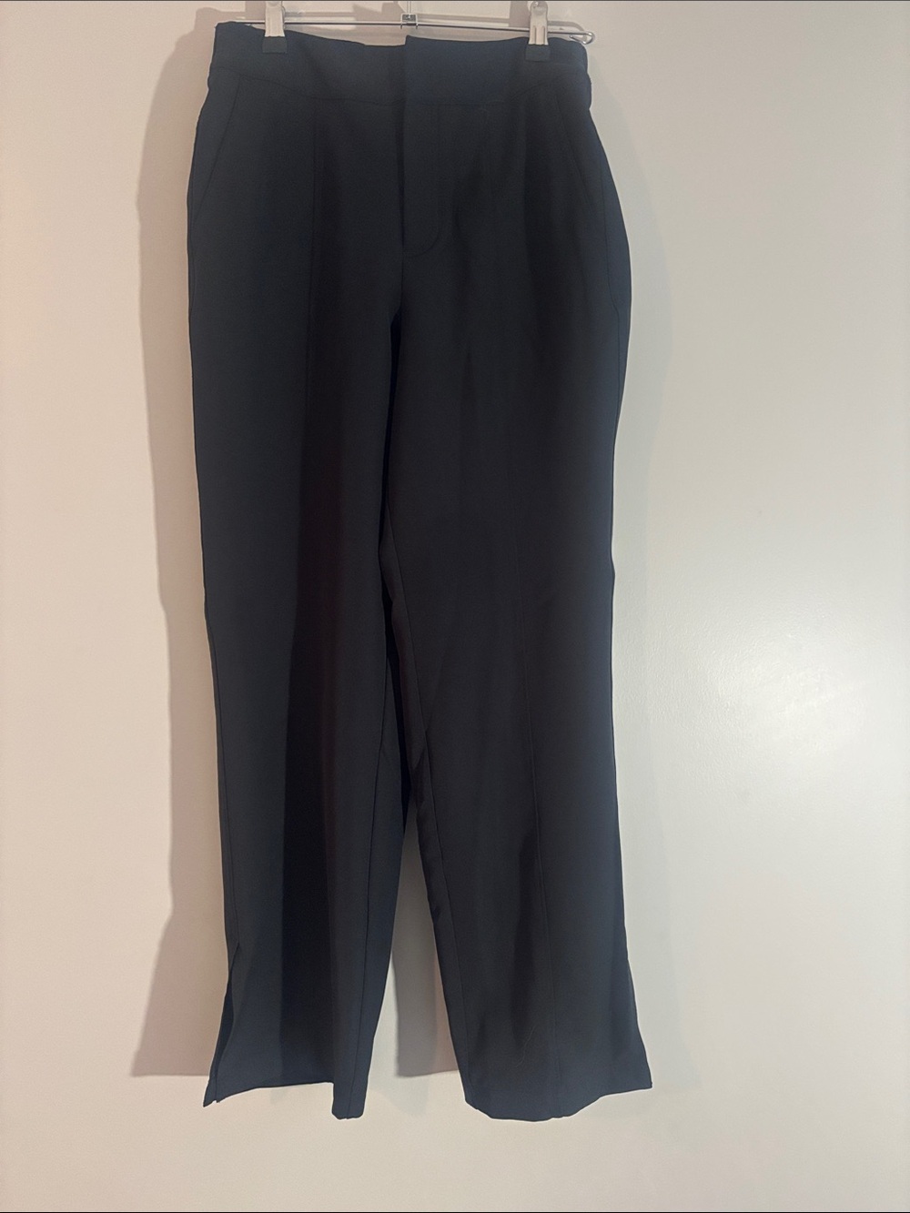 CALIA by Carrie Underwood Black Pleated High-Waist Trousers